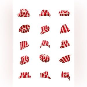 SOLD EMILY DAWN LONG X MARIA DORA a hat named Wanda stripe